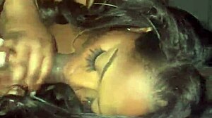 Haitian girl gets her head sucked off by friend