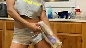 Anna Maria's sensual dance and housekeeping in part II