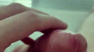 Serbian gay enjoys solo jerking with handjob