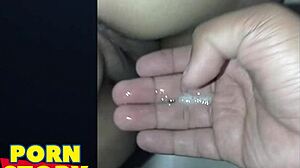 Lucky guy gets turned on watching his chubby Latina wife.