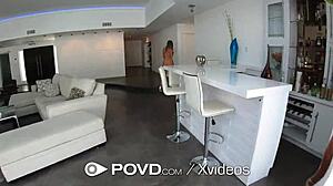 Povd land lord blows creamy load deep inside broke tenant