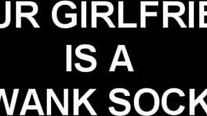 Humiliating instructions for wanking with amateur girlfriend