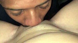 Amateur Latina gets her pussy licked and fucked by a black man