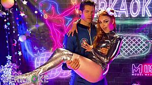 Jerkaoke Babe Armani Dream Fucked Hard in Wild Space Scene