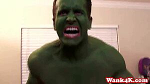 Superhero Cosplay Babe in Wild Fourway Gets Facialized! Full Movie Action! 🦸‍♀️