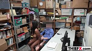 Daya Knight might just pay with her stunning boobs at work.