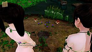 Explore the Harem Hotel in a steamy 3D game