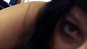 Giant ebony shaft and voluptuous derriere in a verification clip