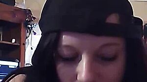 Giant ebony shaft and voluptuous derriere in a verification clip