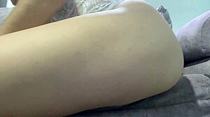 Young amateur masturbates on sofa dreaming of boyfriend. Lost in naughty thoughts daily.