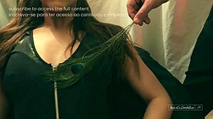 Small-boobed Amanda gets spanked and teased by Mario