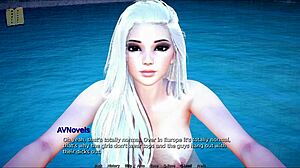 Curvy Character In Outfit Showcases Big Tits In 3D Cartoon Game Polyturnon 5