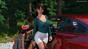 Hot summer scenes with sexy models in 3D anime style