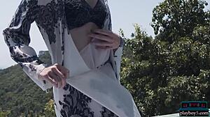 yo, australian teen thera jane strips for playboy outdoors