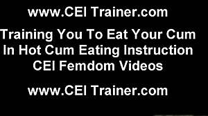 POV tribute to Goddess CEI: How to pleasure oneself while watching her videos
