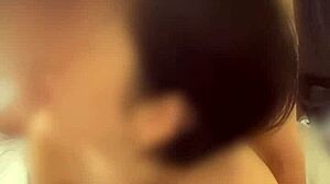 Dirty talking Japanese stepdaughter gets meat hammered