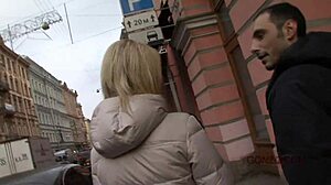 Dirty Blonde Anny Picked Up And Ass Fucked Hard In Prague
