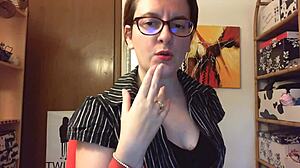 Mistress humiliates and financially dominates her sub with talk