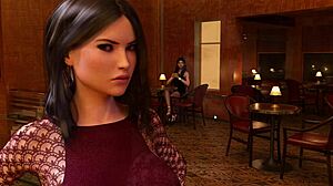 3D animated erotic game, part 21: Bath time and cunilingus in the fashion business