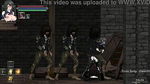 Cartoon porn: Night of R scenes in underground tunnels