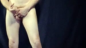Gay nude jacking off scene