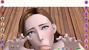3D animated sex with curvy titties and cumshots