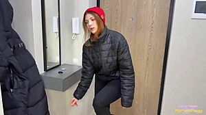 Likabusy Loses Pizza, Gets Her Tight Pussy Pounded Hard