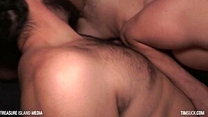 Cute Cub Gets His Load Milked in Rough Play
