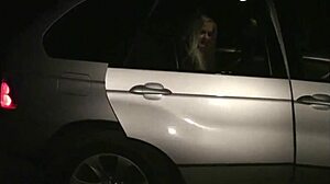 Blonde teen gets gang banged in public by street thugs