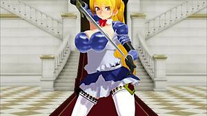 Leticia in action: collection of scenes from the anime gallery