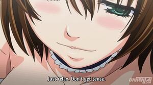 dude, this giant milf maid massages by sucking your whole body - hentai sub