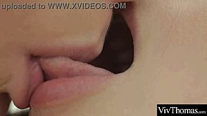 Passionate cunnilingus and intense kissing leads to orgasm
