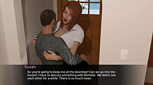 Mother in law hentai game with 3D animation