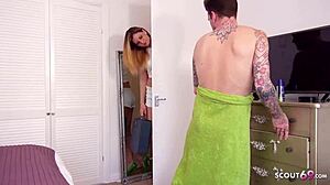 hey stranger, wanna know how i tricked teen eva johnson to fuck at home?