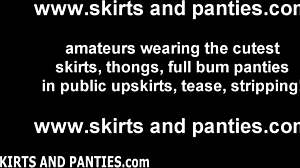 See my panties as I cook for you