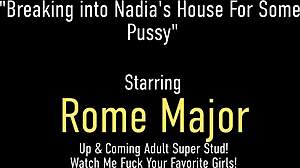 Rome Major's hot blonde girlfriend Nadia White's wild romp