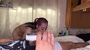 Beautiful amateur with a big ass gets a big cock and enjoys it very much