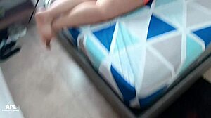 Sexy sister-in-law seduces her husband with lingerie and sex