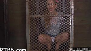 Beautiful women tied up and given a hot spanking on their bare buttocks