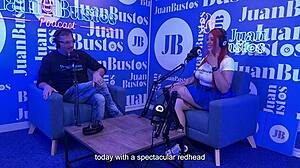 Wow, Andrea Pardo cums five times straight on a sex machine podcast!