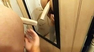 Sissy chastity: gay anal sex with a toy