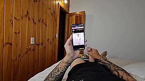 My stepbrother begs for a nude pic using his sneaky new app.