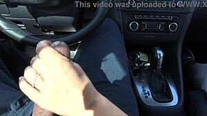 Old wife swallows cum in public amateur group sex