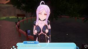 3D game featuring a sexy monster girl and her dance