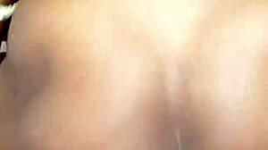Young girl gives a cowgirl sex experience on the bed