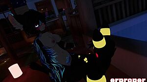 dialogic-provocative vrchat vulpix cuckhold with umbreon and furry, wanna join us??