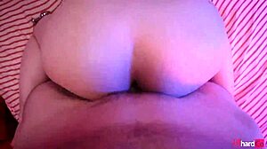 Petite amateur gets her first anal creampie with cum fart