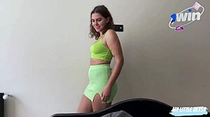 Cheating girlfriend gets her revenge with a messy facial
