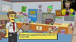 Hentai game with big tits and booby jobs in the Burns mansion