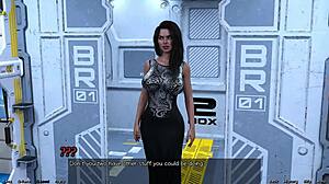 3D animated MILF vs Teen competition in a porn video game